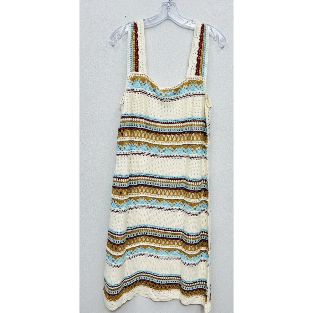 Anthropologie Multicolor Crochet Swim Coverup - Picture 2 of 7